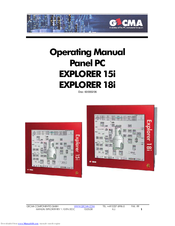 GECMA EXPLORER 18i Operating Manual