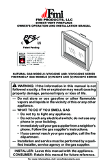 FMI (V)VCC42PE series Owner's Operation And Installation Manual