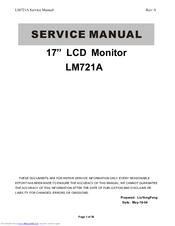 AOC LM721A Service Manual