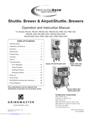 Shuttle PBVSA-430 Operation And Instruction Manual