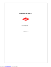 Aec NST3100010 User Manual