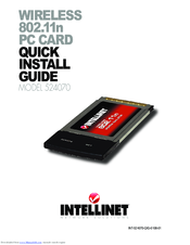 Intellinet 524070 Quick Install Manual