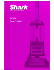 Shark NV360K Owner's Manual