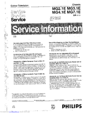 Philips MG3.1E Service Manual