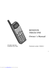 Benefon Track One Owner's Manual