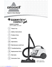 Bissell CleanView Compact Pet 4757-E SERIES User Manual