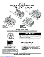 MHS Boilers VDY24/18 Installation And Operating Instructions Manual