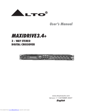 LTO MAXIDRIVE3.4+ User Manual