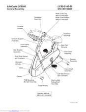 Lifecycle LC8500 General Assembly