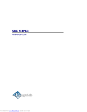 Compulab SBC-FITPC3 Reference Manual