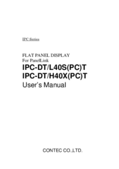 Contec IPC-DT/L40S(PC)T User Manual