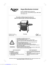 Argos THG3208 Assembly And Operating Instructions Manual