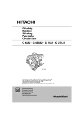 Hitachi C6BU2 Handling Instructionss