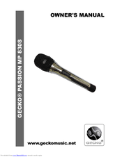 Gecko Passion MP 830S Safety Instructions & Symbols Manual