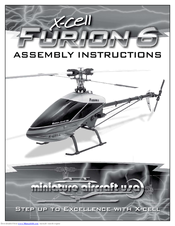 miniature aircraft X-Cell Furion 6 Assembly Instructions Manual