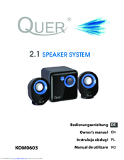 Quer KOM0603 Owner's Manual