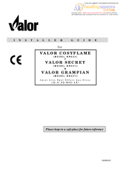 Valor COSYFLAME BR623 Installer's Manual