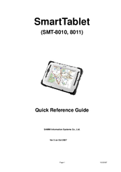 SmartTablet SMT-8010 Quick Reference Manual