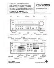 Kenwood KRF-VR-9050-S Service Manual