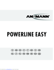 ANSMANN POWERLINE EASY Instruction Manual