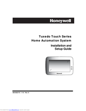 Honeywell Tuxedo Touch Series Installation And Setup Manual