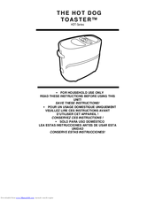 Nostalgia Electrics HDT series Instruction Manual