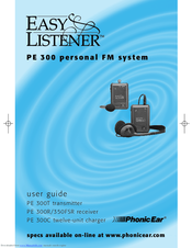 Easy Listener PE 350FSR User Manual