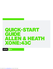 ALLEN & HEATH XONE:43C Quick Start Manual