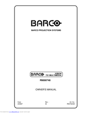 Barco VISION 701 MULTIMEDIA Owner's Manual