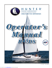 Hunter H45DS Operator's Manual