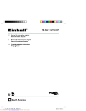 EINHELL TE-AG 115/750 DP Original Operating Instructions