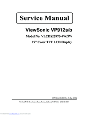 ViewSonic VLCDS25973-4W Service Manual