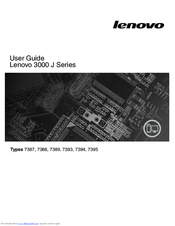 Acer Lenovo 3000 J Series User Manual