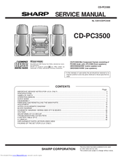 Sharp GBOXS0036AWM1 Service Manual