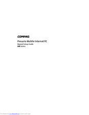 Compaq 800 Series Setup Manual