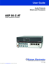 Extron electronics AXP 50 C AT User Manual