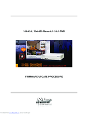 Ness 104-420 Nano Firmware Update Procedure