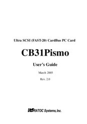Ratoc Systems CB31Pismo User Manual