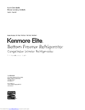Kenmore Elite 795.7804 Series Use & Care Manual