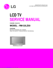LG RM-32LZ50 Service Manual