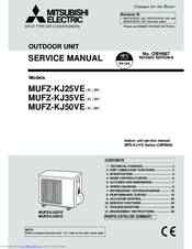 Mitsubishi Electric MUFZ-KJ50VE-ER1 Service Manual