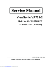 ViewSonic VA721-2 Service Manual