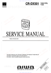 Aiwa CR-DX501 Service Manual