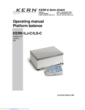 KERN ILJ 25K-4CM Operating Manual