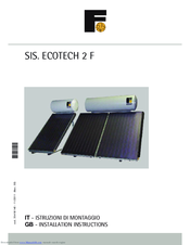 Ferroli SIS. ECOTECH 2 F 220 Installation Instructions Manual