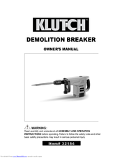 Klutch 3218 Owner's Manual