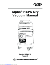 Alpha Professional Tools HEPADV10 Manual Manual