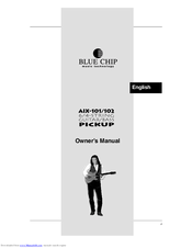 BLUE CHIP AIX-102 Owner's Manual