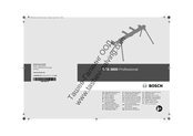 Bosch GTA 3800 Professional Original Instructions Manual
