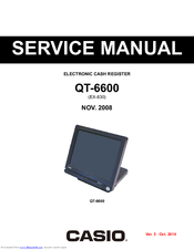 Casio QT-6600 Service Manual